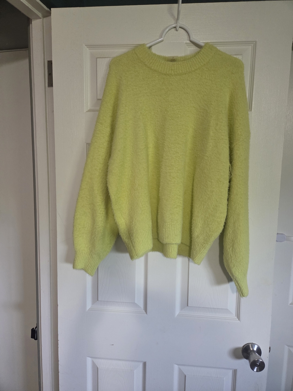 CALIA by Carrie Underwood Neon Lime Crewneck Sweater